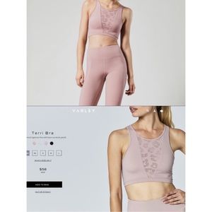 Varley Terri Crop Top Sports Bra, Deauville color